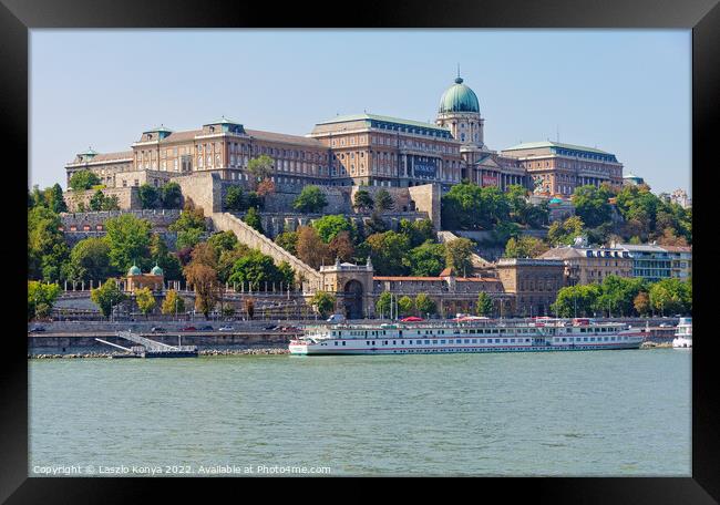 Buda Castle - Budapest Framed Print by Laszlo Konya