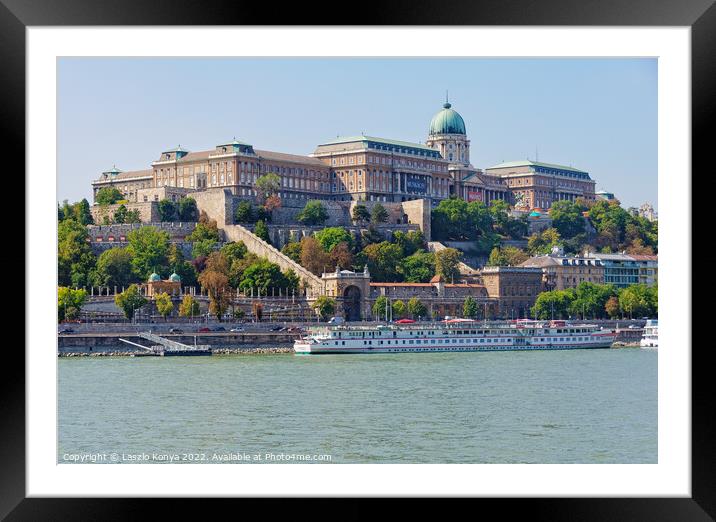 Buda Castle - Budapest Framed Mounted Print by Laszlo Konya