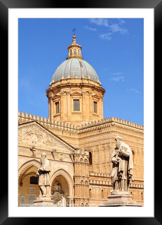 Dome of the Duomo - Palermo Framed Mounted Print by Laszlo Konya