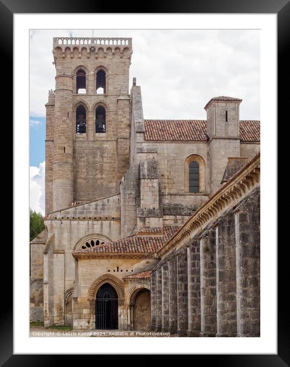 Monasterio de las Huelgas - Burgos Framed Mounted Print by Laszlo Konya