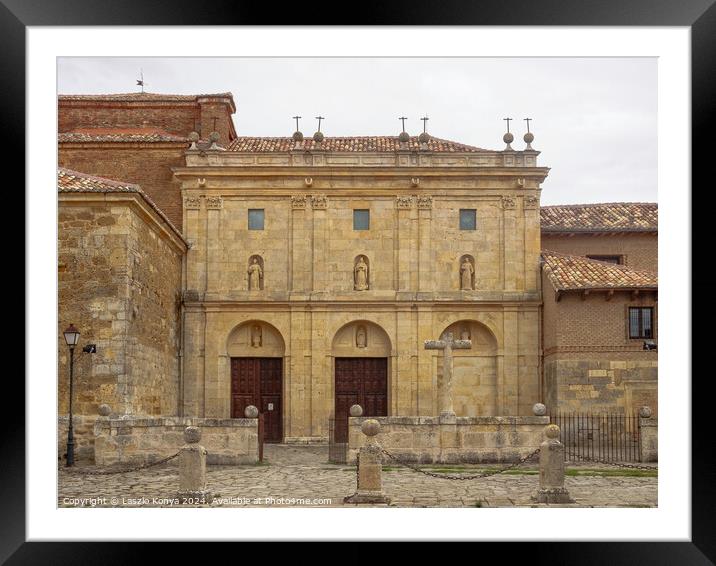 Monastery of Santa Clara - Carrion de los Condes Framed Mounted Print by Laszlo Konya