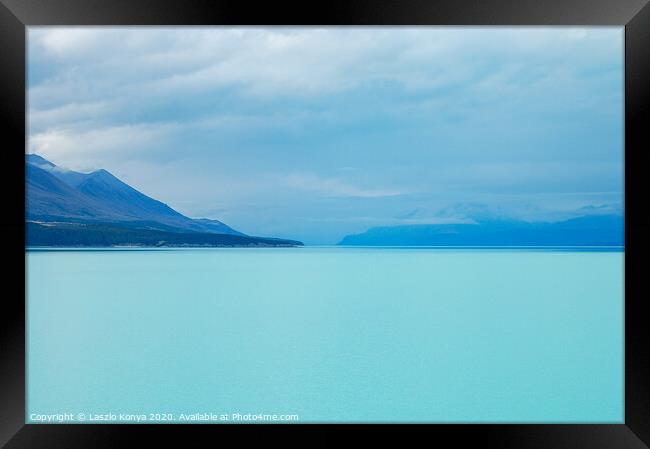 Lake Tekapo - South Island Framed Print by Laszlo Konya