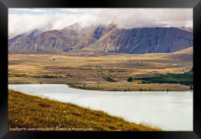 Lake Tekapo - South Island Framed Print by Laszlo Konya