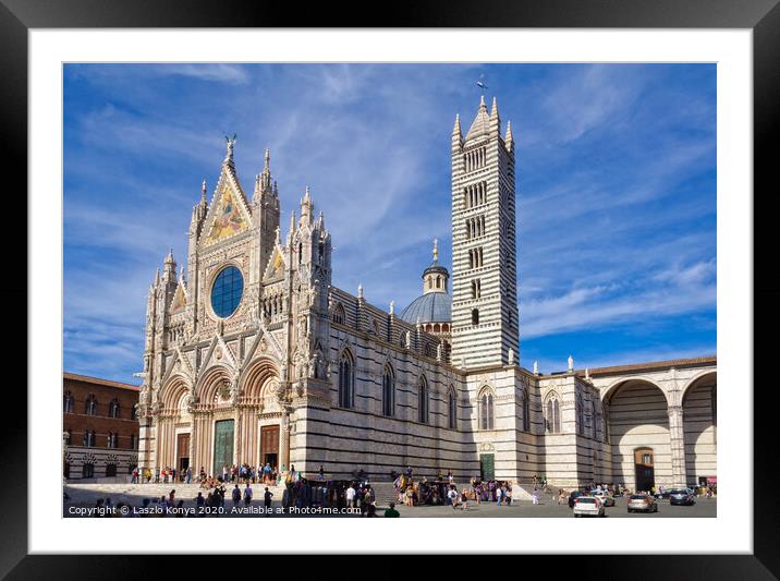 Duomo of Siena Framed Mounted Print by Laszlo Konya