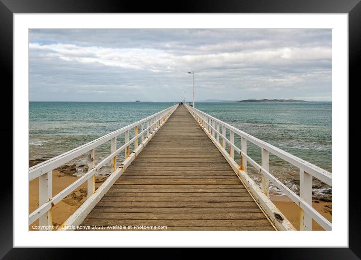 Point Lonsdale Pier Framed Mounted Print by Laszlo Konya