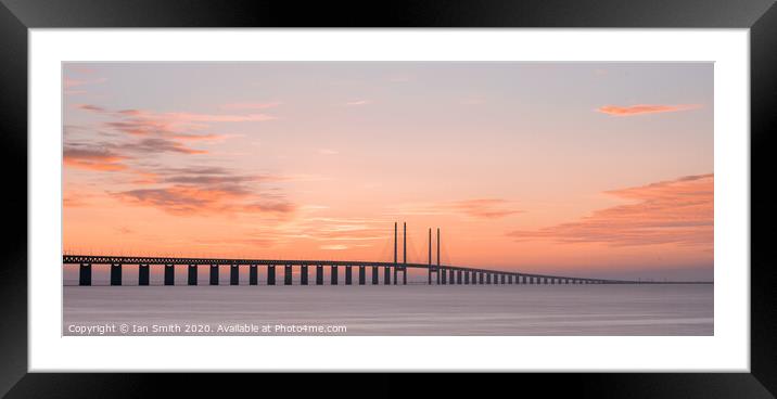 The Bridge Framed Mounted Print by Ian Smith