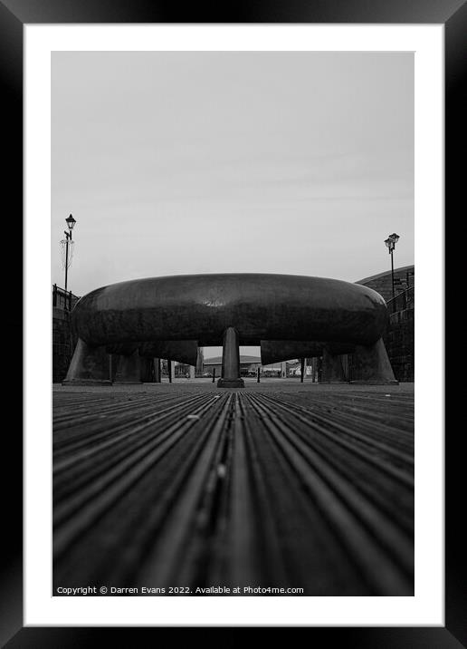 Cardiff bay Framed Mounted Print by Darren Evans