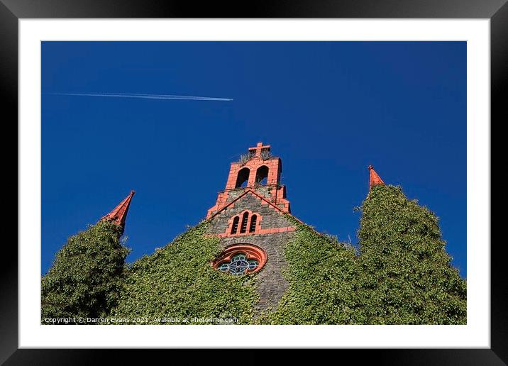 Ivy Covered Church Framed Mounted Print by Darren Evans