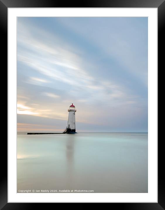 Talacre Lighthouse, Point of Ayr, North Wales Framed Mounted Print by Iain McLeod