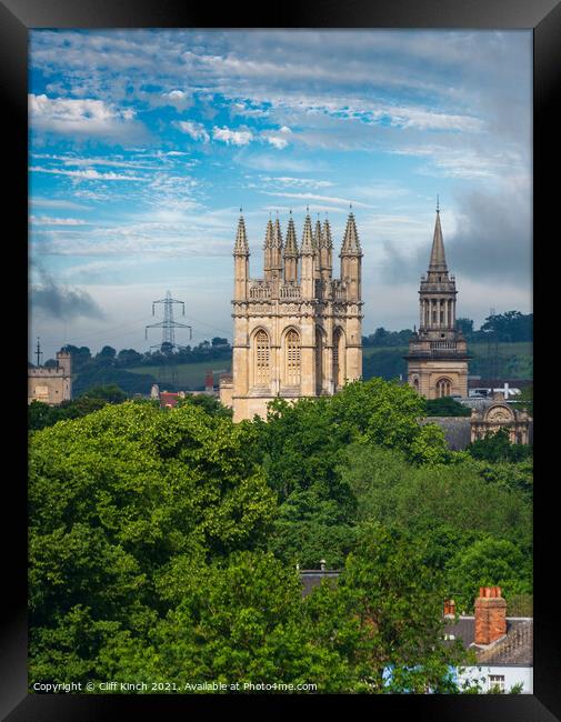 Dreaming Spires of Oxford Framed Print by Cliff Kinch