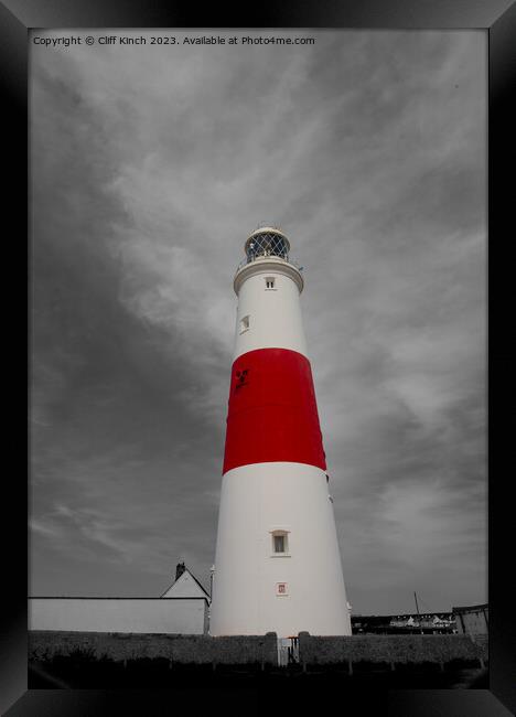 Portland Bill Lighthouse Framed Print by Cliff Kinch