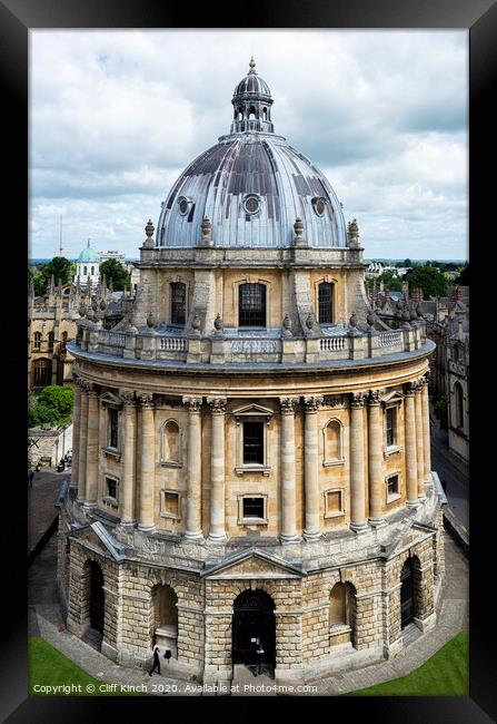 Radcliffe Camera Oxford Framed Print by Cliff Kinch