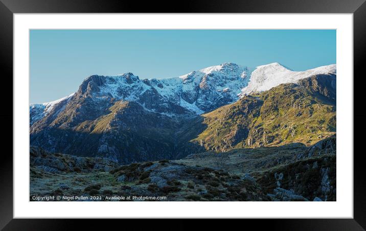 Snowdonia  Framed Mounted Print by Nigel Pullen