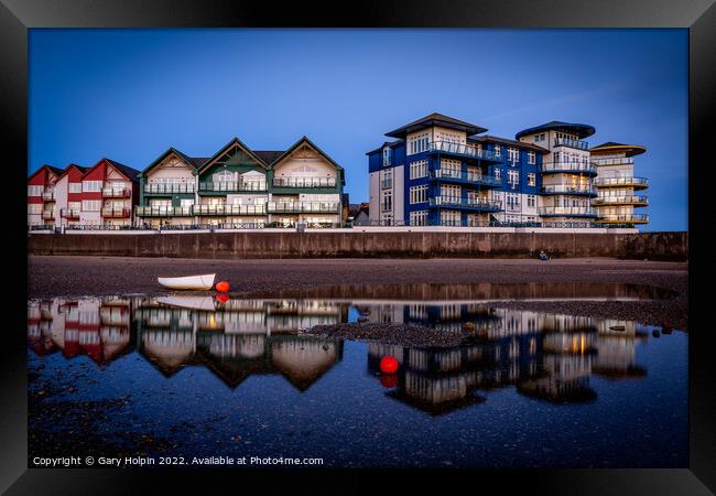 Exmouth harbour reflections Framed Print by Gary Holpin