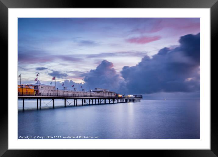 Dawn at Paignton Pier Framed Mounted Print by Gary Holpin