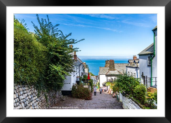 Summer in Clovelly Framed Mounted Print by Gary Holpin