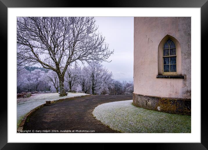 Winter castle Framed Mounted Print by Gary Holpin