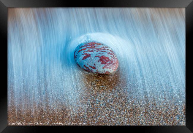Little red pebble Framed Print by Gary Holpin