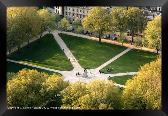 Queen Square from the Air  Framed Print by Patrick Metcalfe