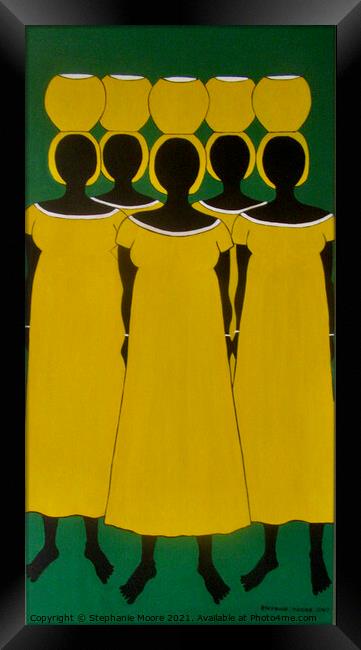 Caribbean Yellow Framed Print by Stephanie Moore