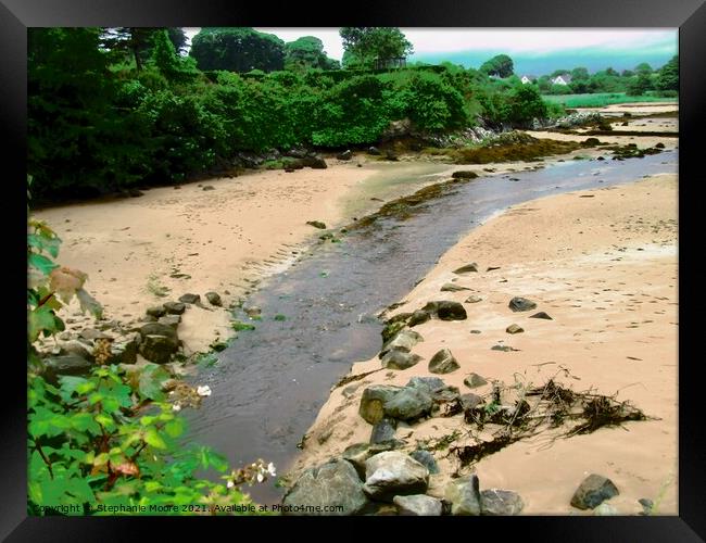 Glenalla  River , Donegal, Ireland Framed Print by Stephanie Moore