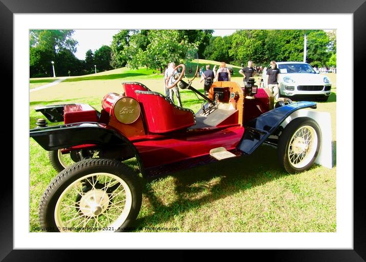 Antique Ford Framed Mounted Print by Stephanie Moore