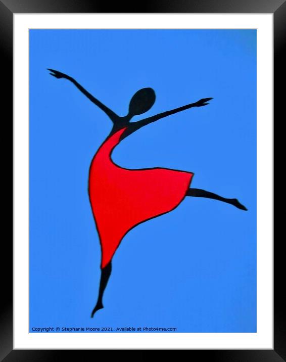 Little Dancer #2 Framed Mounted Print by Stephanie Moore