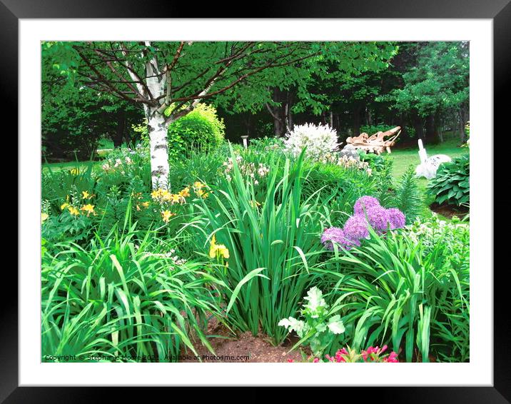 Beautiful Garden Framed Mounted Print by Stephanie Moore