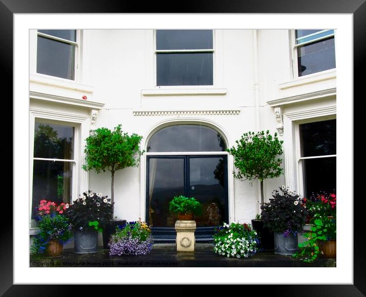 Windows at the Rathmullen Hotel, Donegal, Ireland Framed Mounted Print by Stephanie Moore