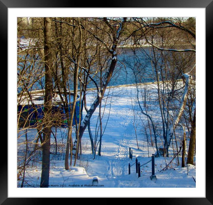 Outdoor  Framed Mounted Print by Stephanie Moore
