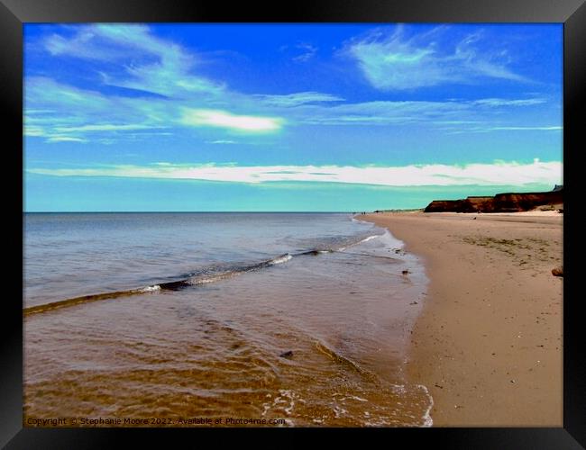 Thunder Cove Beach Framed Print by Stephanie Moore