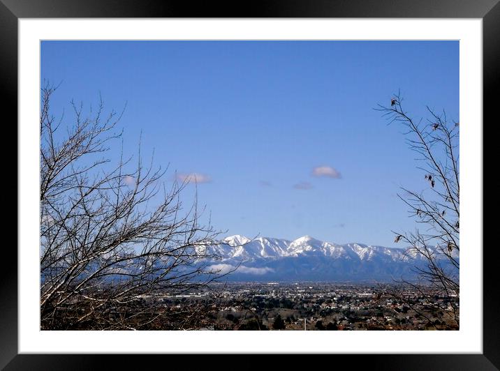 San Bernardino Mountains Framed Mounted Print by Stephanie Moore