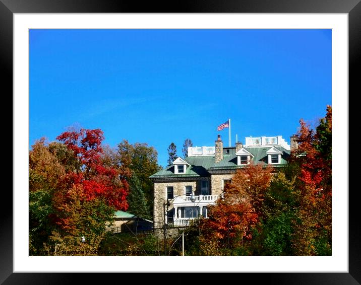 American Ambassador's Residence Framed Mounted Print by Stephanie Moore