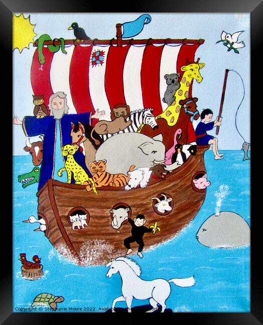Noah's ark Framed Print by Stephanie Moore