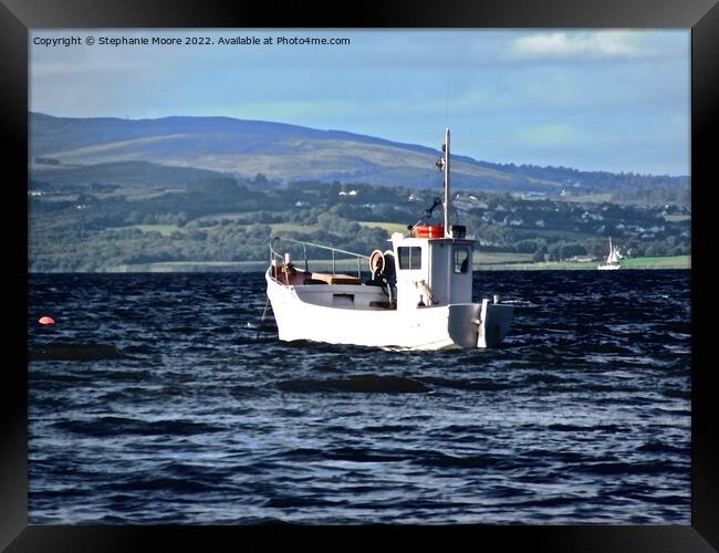 Donegal Fishing boat Framed Print by Stephanie Moore