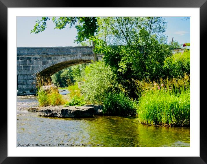 Banks of the Mississippi River, Pakenham, Ontario Framed Mounted Print by Stephanie Moore