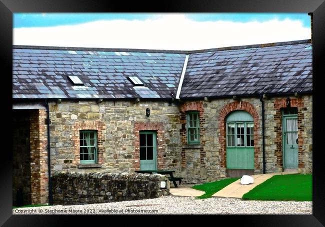 Farm Buildings Framed Print by Stephanie Moore