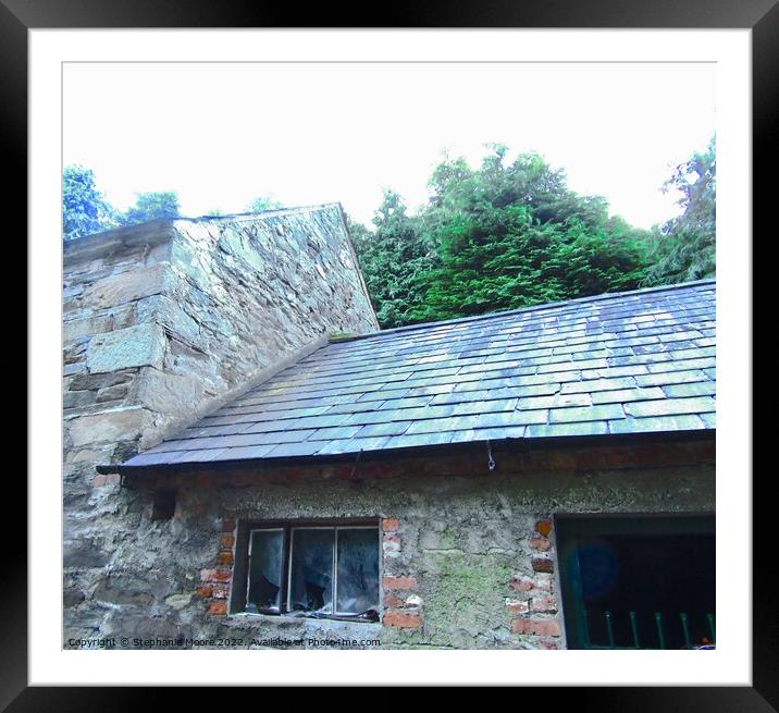 Old stone barn Framed Mounted Print by Stephanie Moore