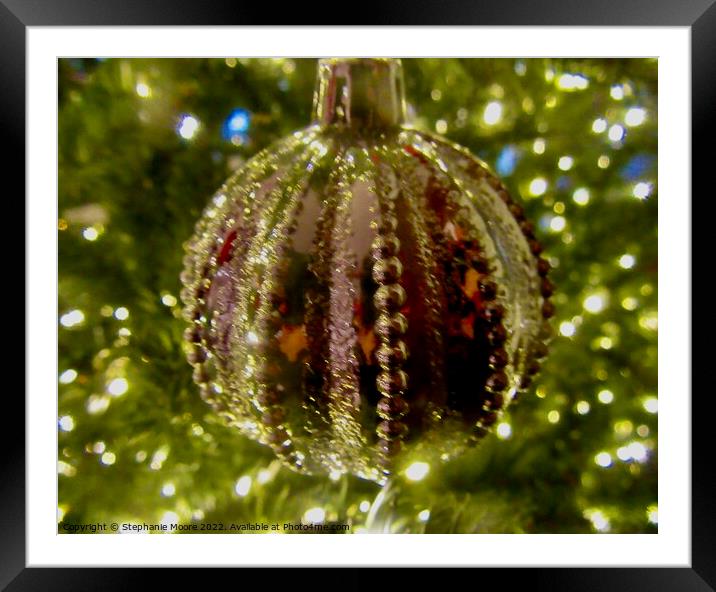 Christmas Decoration Framed Mounted Print by Stephanie Moore