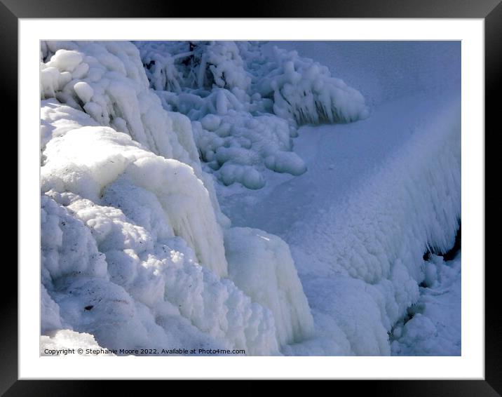 Lots of Ice Framed Mounted Print by Stephanie Moore