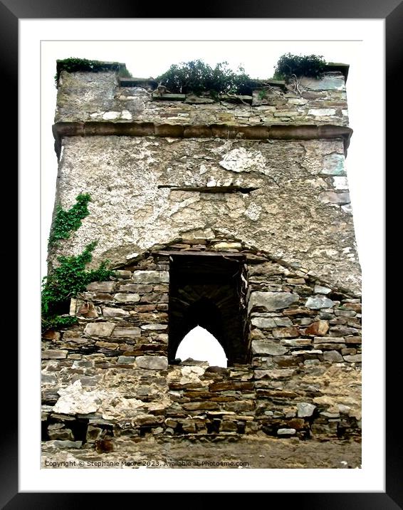 Crumbling Church Tower Framed Mounted Print by Stephanie Moore