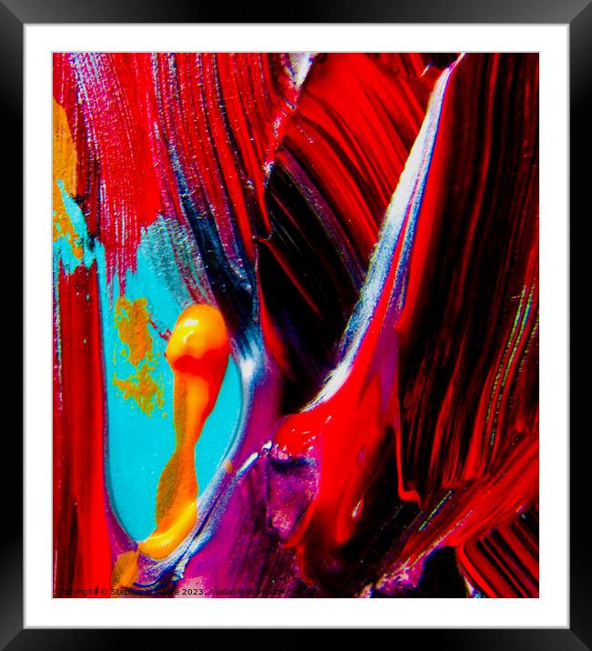 Abstract 92 Framed Mounted Print by Stephanie Moore