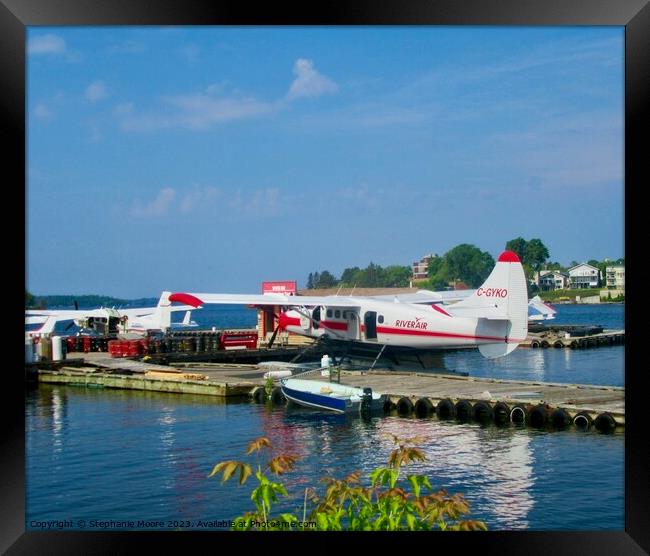 Float Plane Framed Print by Stephanie Moore