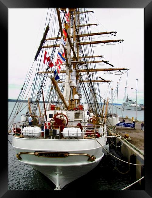 Peruvian Tall Ship Framed Print by Stephanie Moore