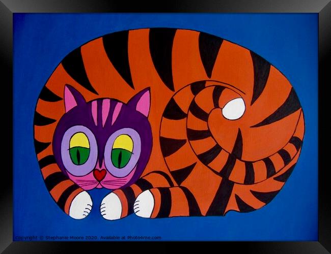 Unit Cat #4 Framed Print by Stephanie Moore