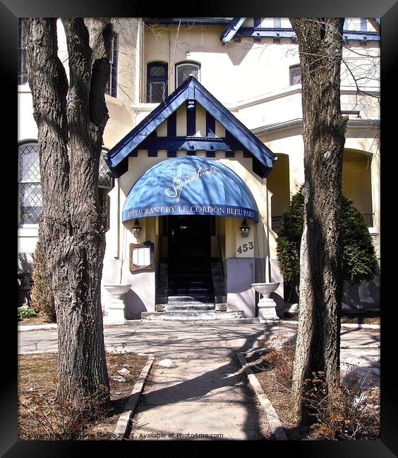 Le Cordon Bleu, Ottawa Framed Print by Stephanie Moore