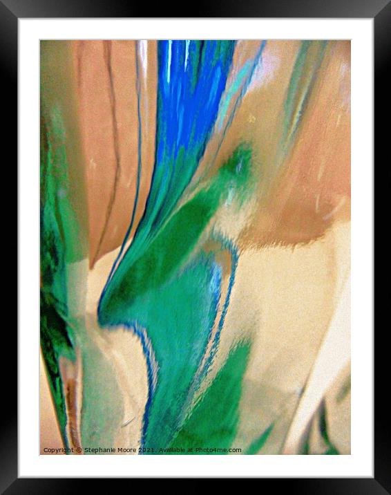 Abstract 12256 Framed Mounted Print by Stephanie Moore