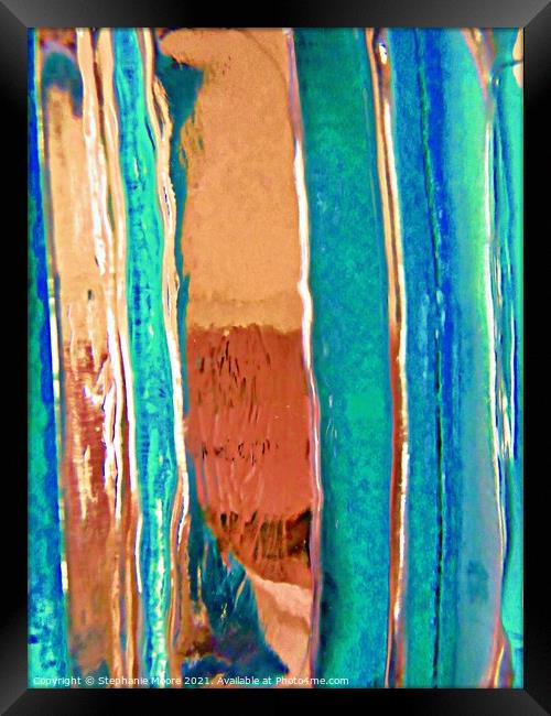 Abstract 12257 Framed Print by Stephanie Moore