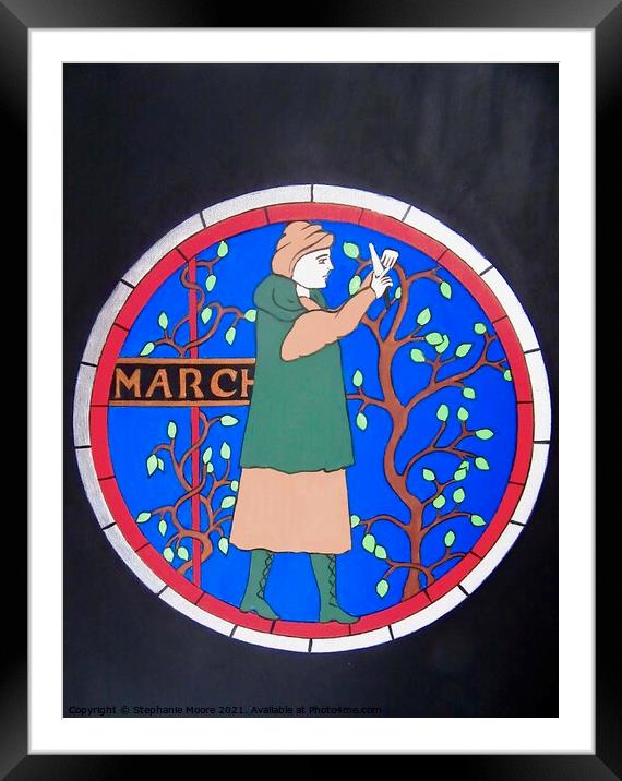 Medieval March Framed Mounted Print by Stephanie Moore