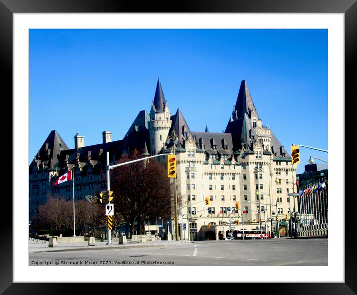 Château Laurier Framed Mounted Print by Stephanie Moore